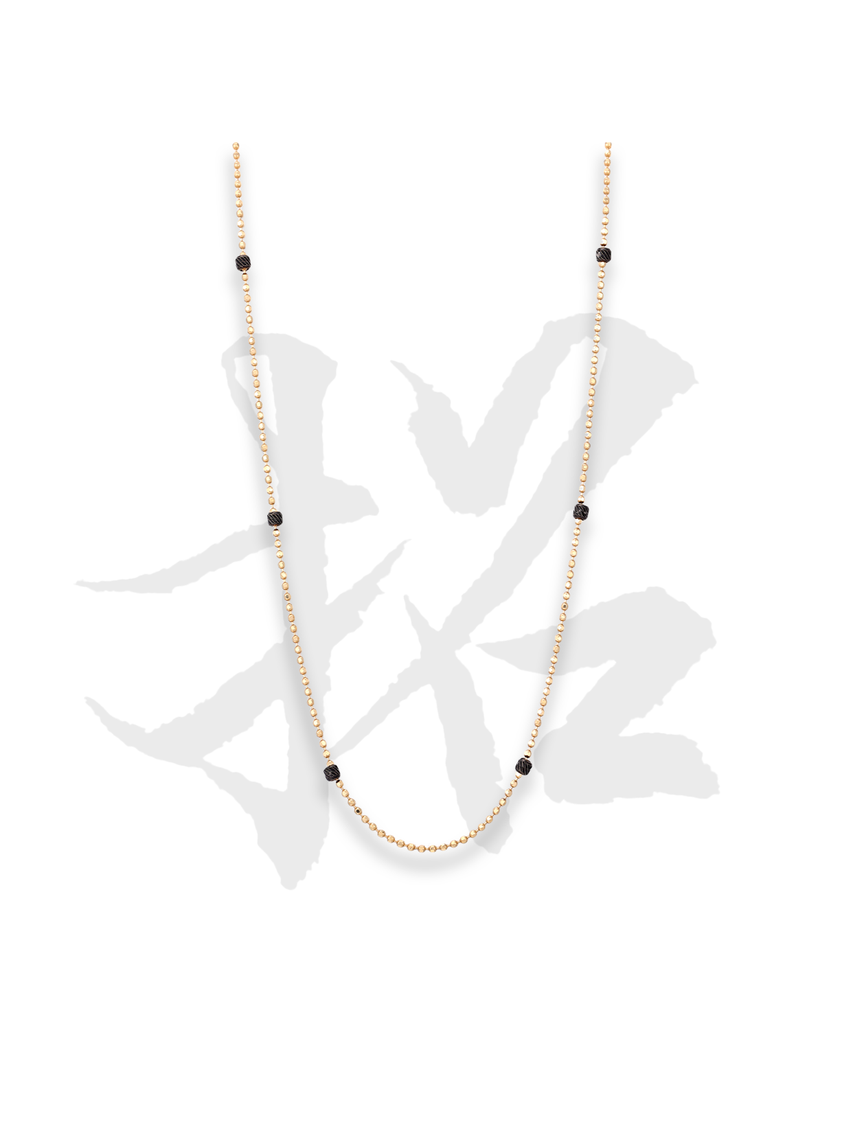 18K Gold Enamel Craft Necklace