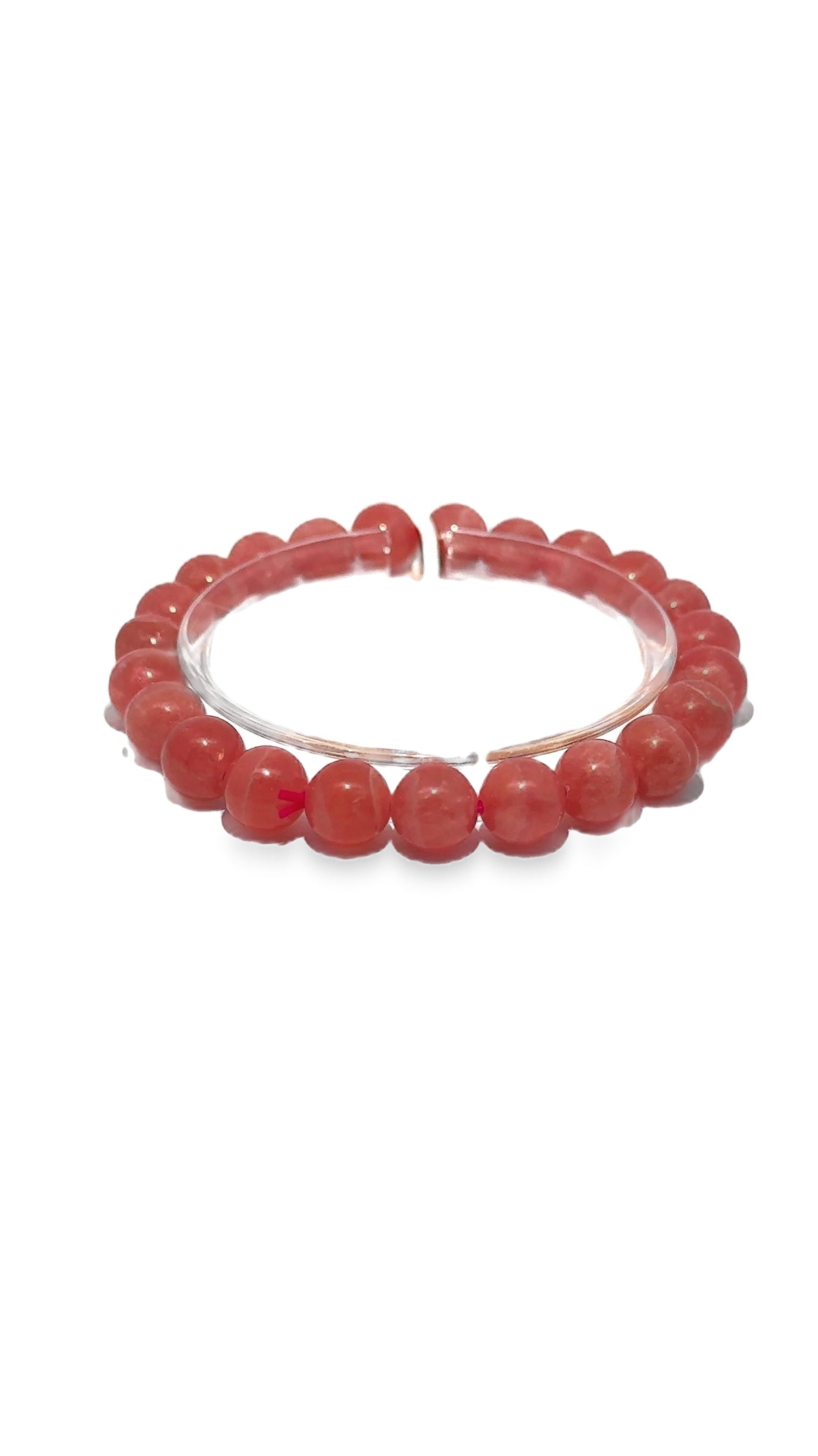 Rhodolite crystal bracelet