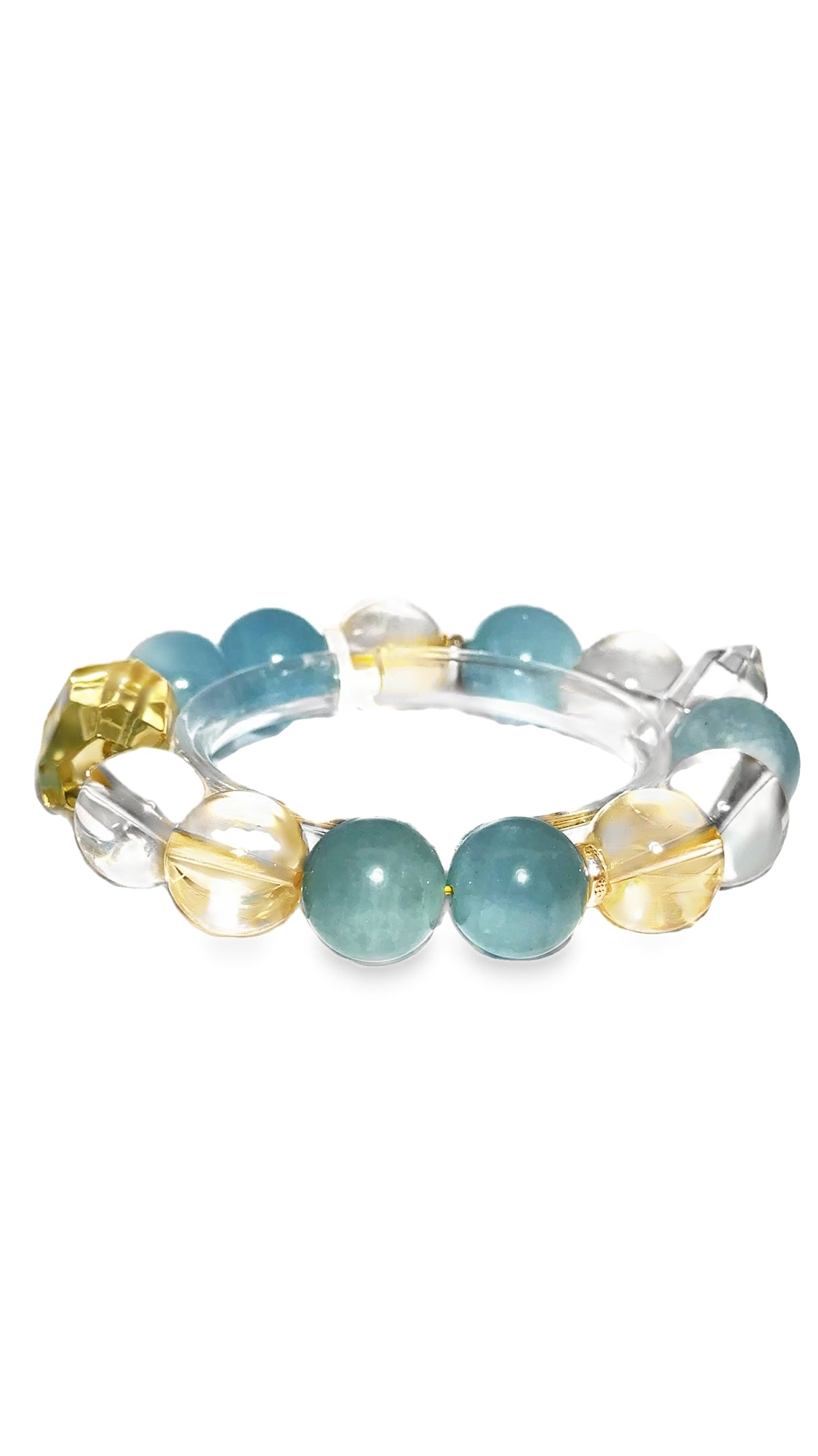 Aquamarine Citrine Bracelet