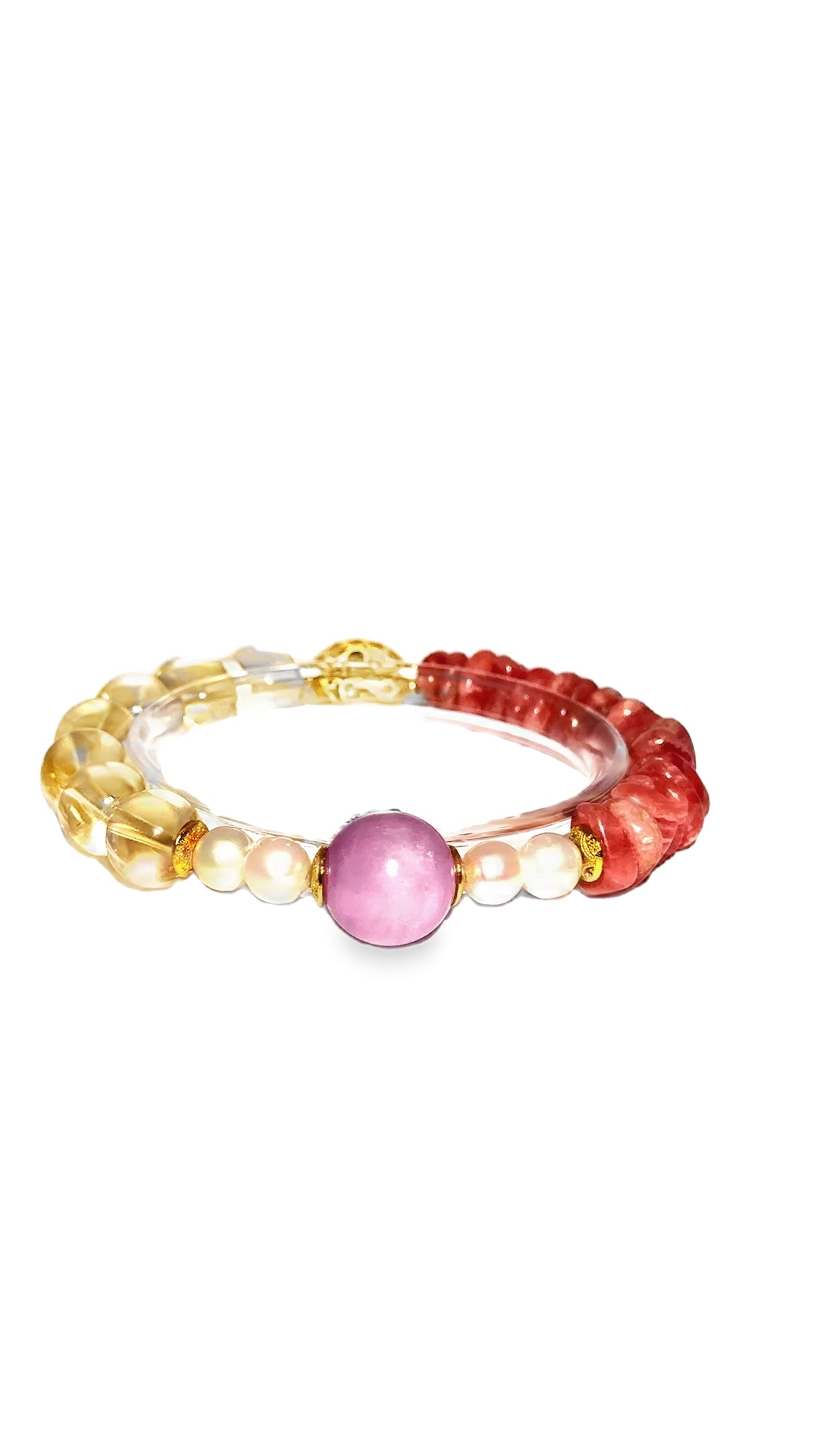 Rhodochrosite Citrine Bracelet