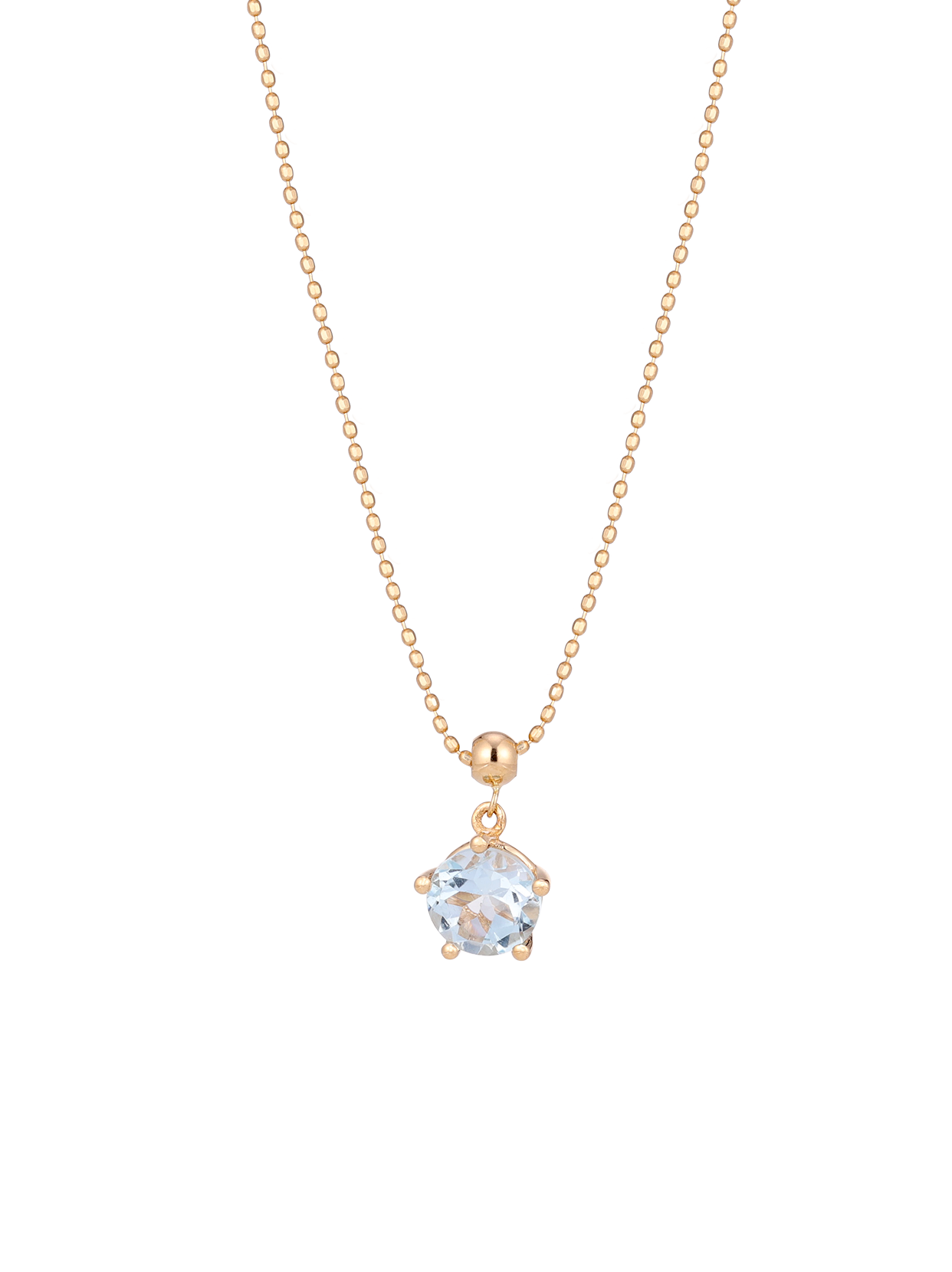 18K November Birthstone Topaz Necklace